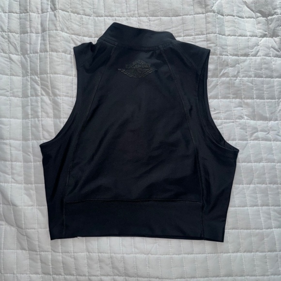 Black Nike Jordan 23 Crop Top - Picture 3 of 5